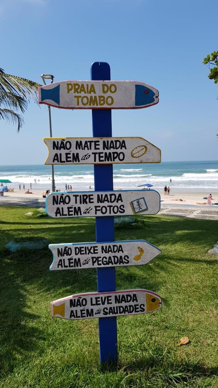 Apto Com Suite Praia Do Tombo Guarujá Exterior foto